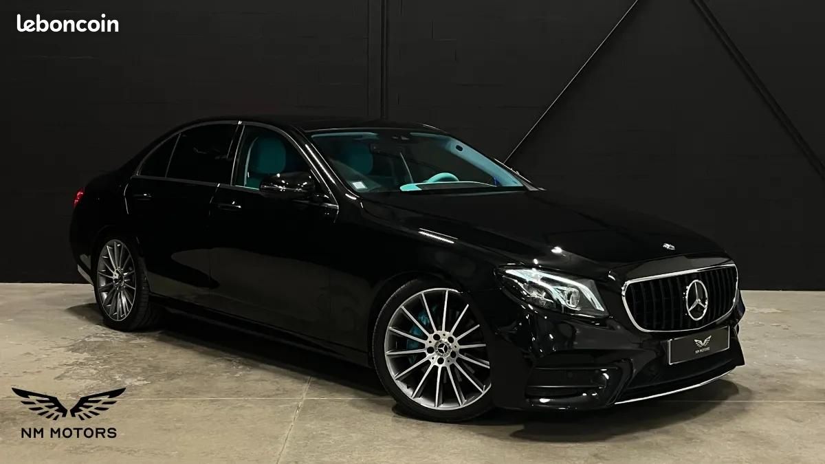 Mercedes Classe E 220 D 195 CV AMG LINE 4MATIC 9G-TRONIC BVA - INTERIEUR TIFFANY BLUE (image 5)