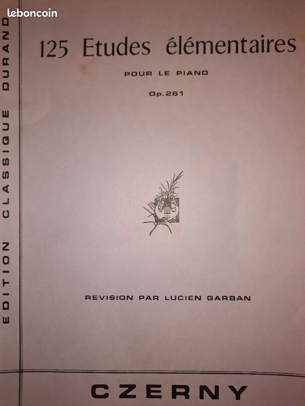 125 études de piano Czerny (image 1)