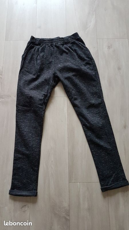Pantalon de jogging fille 12 ans noir, marque Punkidz (image 1)