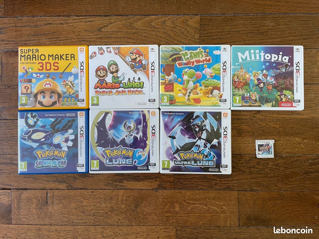 LOT DE 30 JEUX DS / 3DS + 4 OFFERTS - Pokémon, Mario Et Bien Plus !