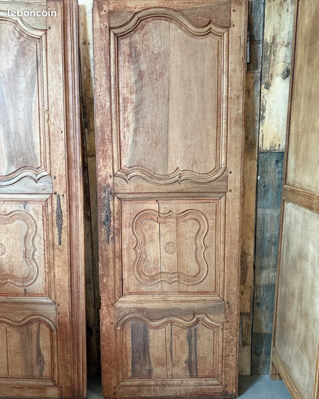 Paire de portes anciennes d’armoire (image 9)