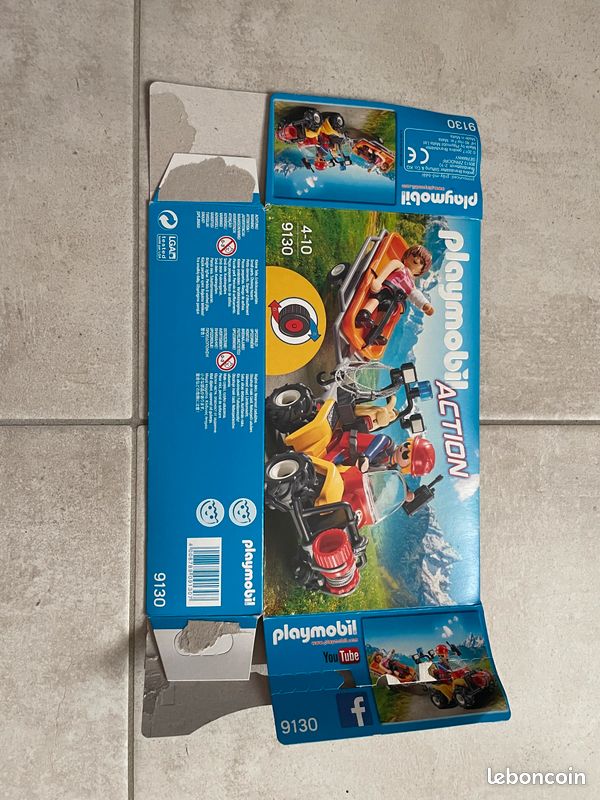 Playmobil 9130 Secouriste Des Montagnes Avec Quad | Jouet Enfant | Aventure Et Sauvetage