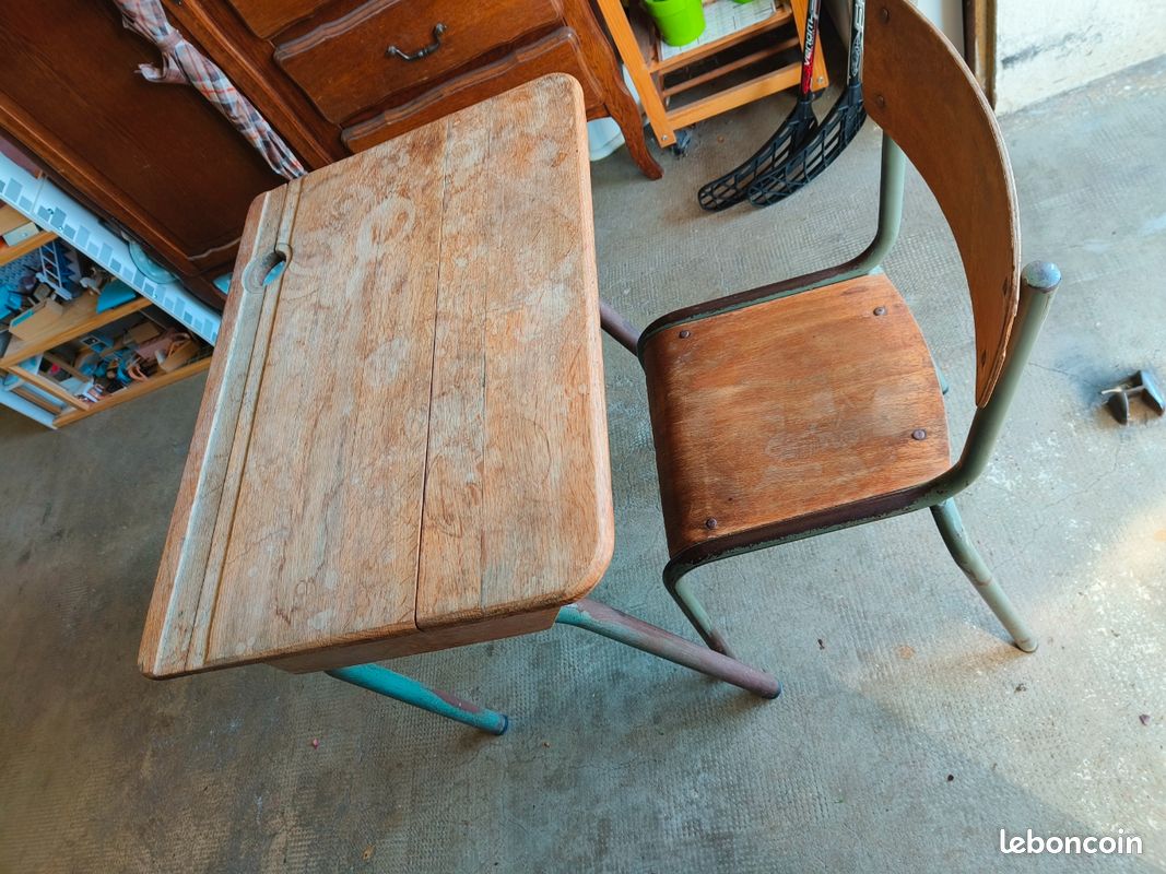 Bureau et chaise écolier (image 2)
