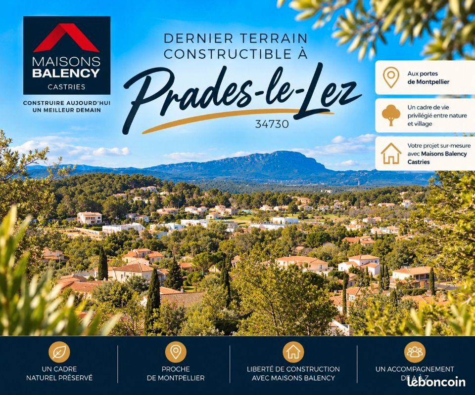 Terrain 270 m² · à Prades-le-Lez · 189 000 €
