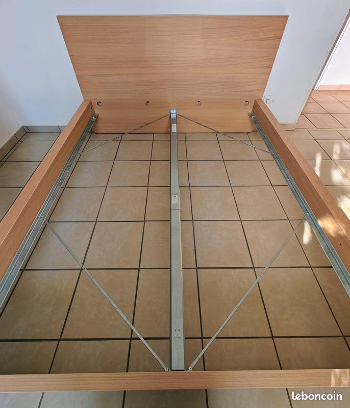 IKEA MALM, cadre de lit haut, chêne blanchi (image 5)