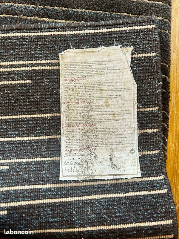 Tapis Habitat laine et soie 170x245 (image 5)