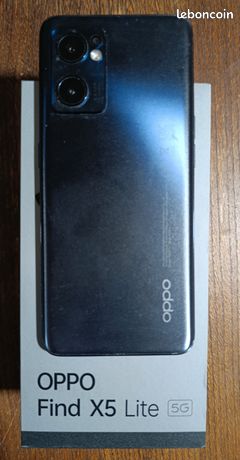 Dos De Téléphone (Housse Arrière) Bleu Pour Oppo Find X5 Lite – Pièce D'Origine – Réf. 4150029