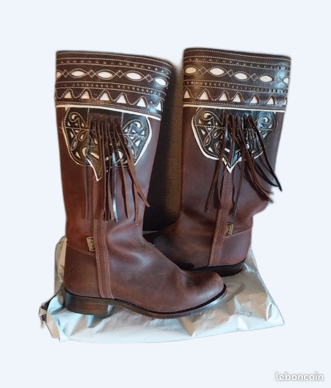 Botte cavalière espagnole Chaussures