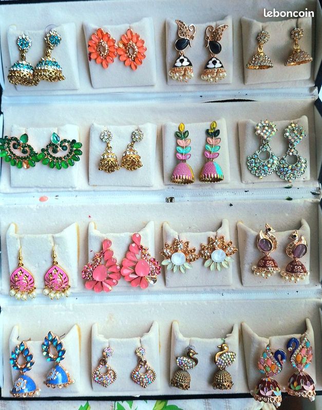 Superbe collection de boucles d’oreilles indiennes (6euros la piece) (image 1)