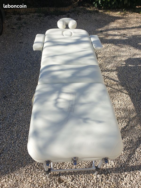 Table De Massage Pliante 3 Zones Portable - Soins Esthétique Reiki - Neuf Avec Sac