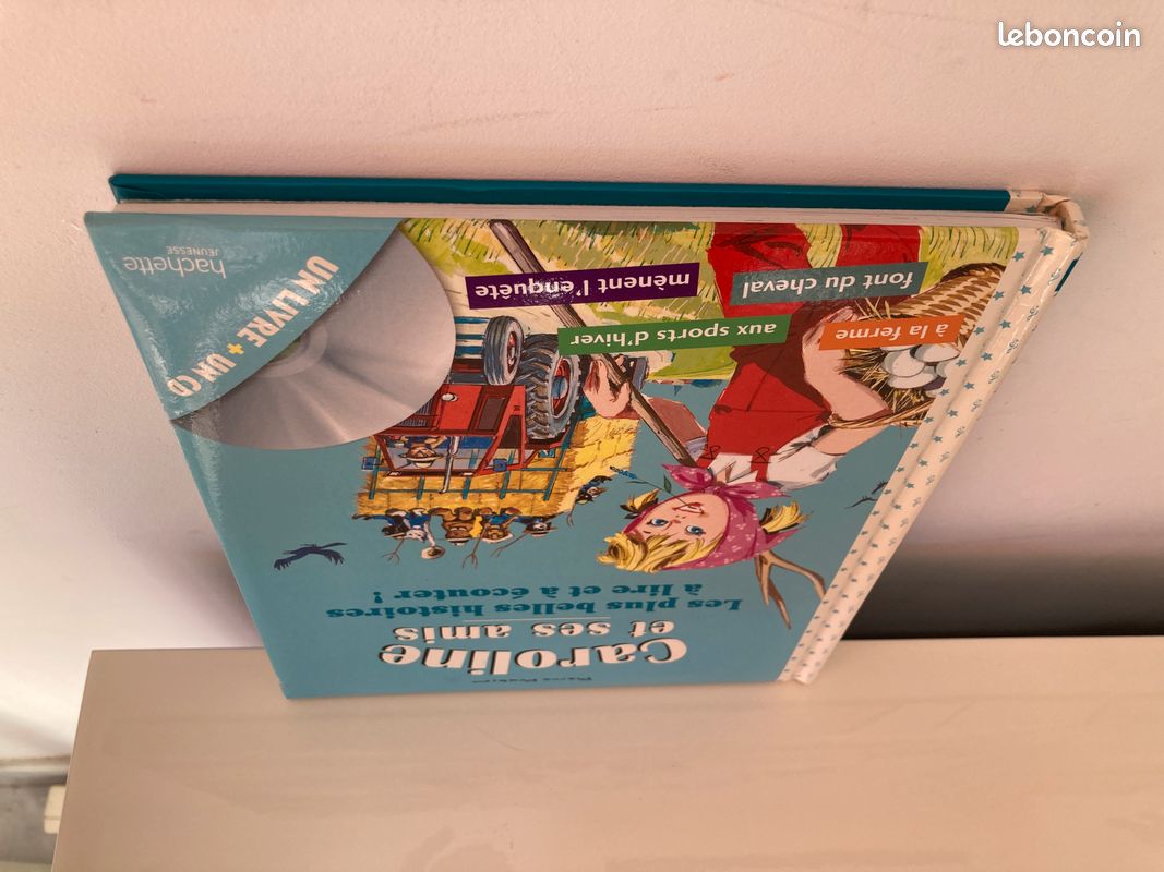 DVD EMBARQUEMENT IMMÉDIAT ET LIVRE CAROLINE ET SES AMIS P PROBST - Caroline à la ferme - aux sports d'hiver - fait du cheval - mène l'enquête - Pierre PROBST HACHETTE (image 13)