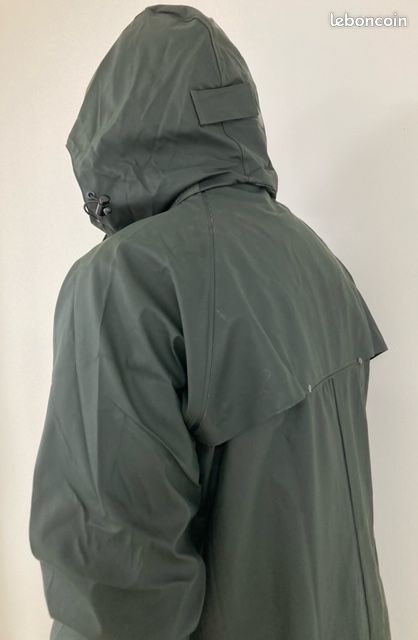 Manteau de pluie unisexe Octopus North Ways couleur olive Vêtements
