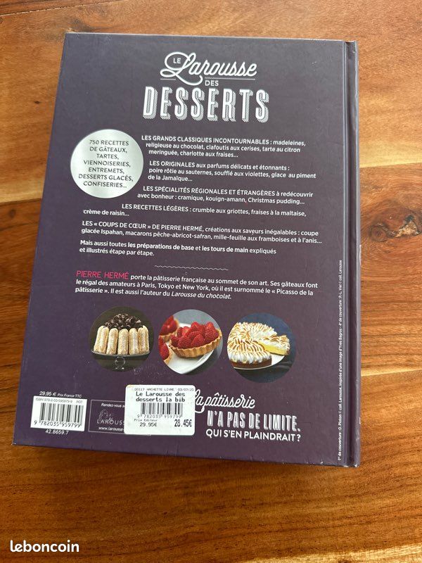 Livre le Larousse des desserts (image 2)