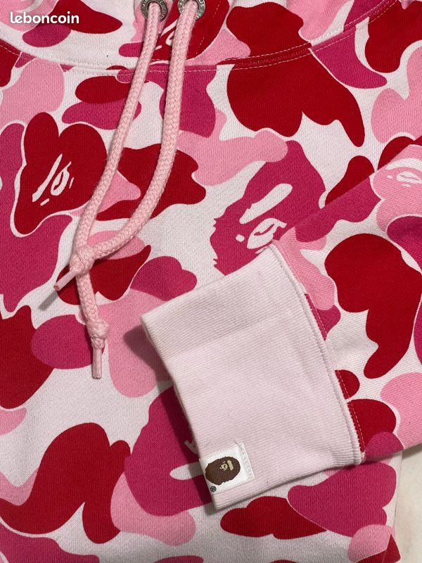 Sweat à Capuche Victoria's Secret Rose Camouflage - Zip 1/4, Neuf Avec étiquettes, Manches Longues