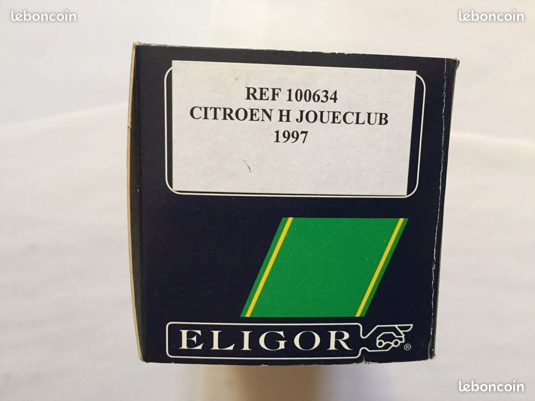 Modèle Réduit Citroën Type H HY Au 1/43 - Marque Eligor, Jouéclub 1997 - Rare Avec Boîte Tubulaire - Occasion