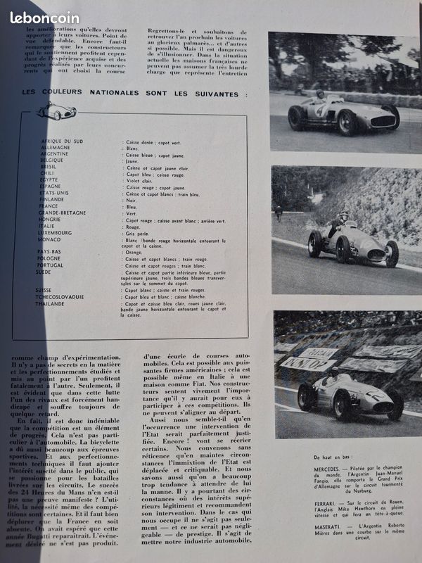 Magazine illustration Special Amon auto 1954 (image 7)