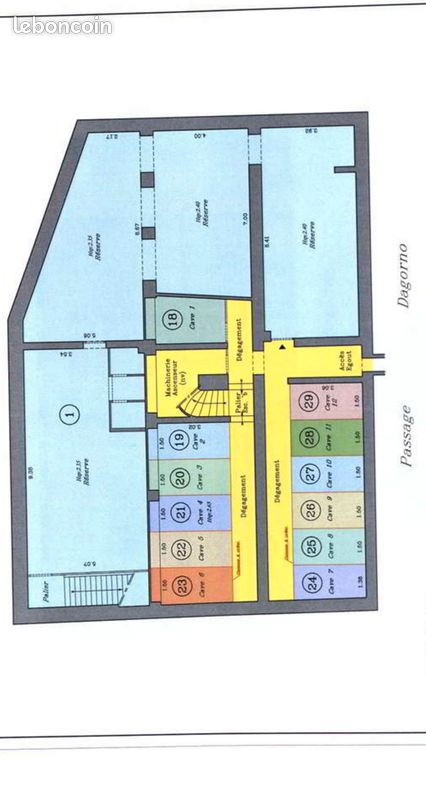 Local commercial 8 pièces 43 m² · à Paris · 43 m² · 19 000 €