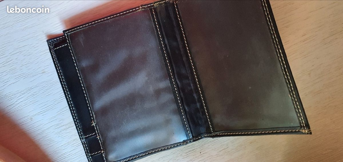 Porte cartes avec compartiment monnaie billets (image 5)