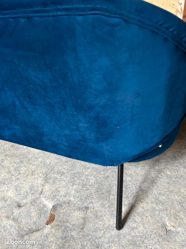 Canapé bleu (image 4)
