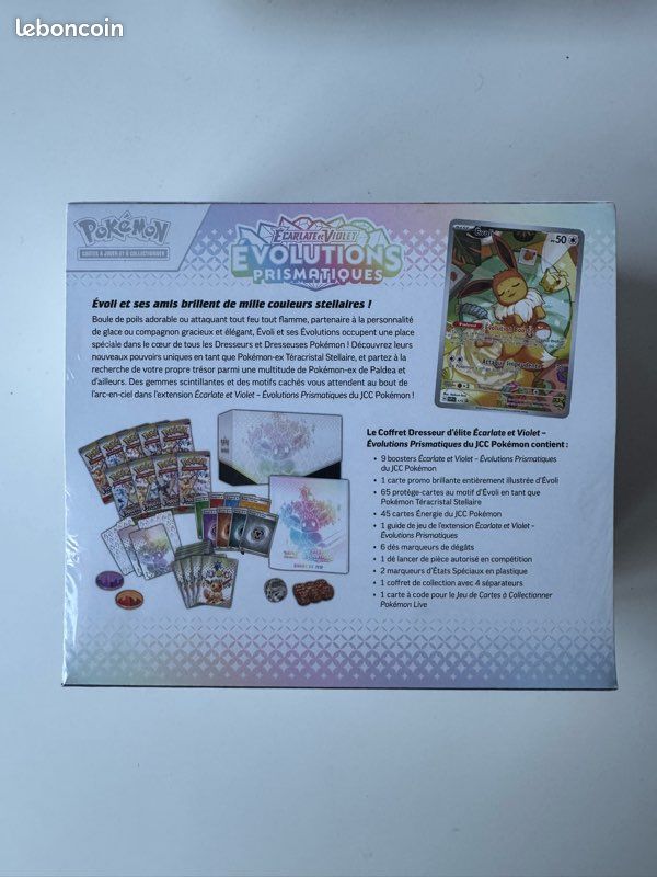 Pokemon etb ev8.5 ev08.5 évolutions prismatiques (neuf/scellé) (image 3)