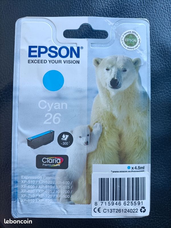 Cartouches encre pour imprimante Epson (26 Ours Polaire) (image 5)