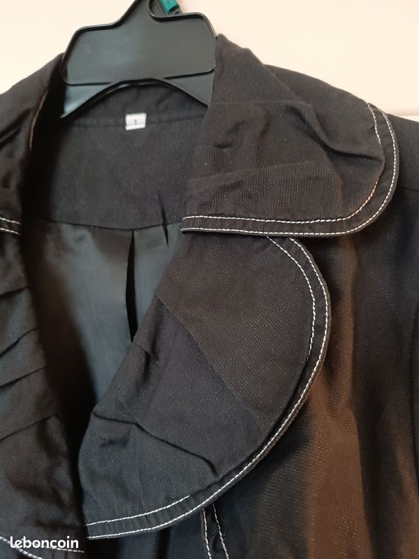 Trench noir (image 2)