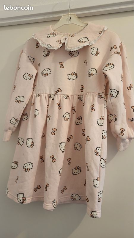 Jupe Fille Hello Kitty Taille 3T - Rose - Occasion Très Bon état