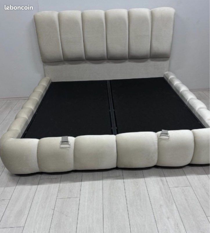 Lit coffre Bubble Solin Home 160x200 – Excellent état (image 4)