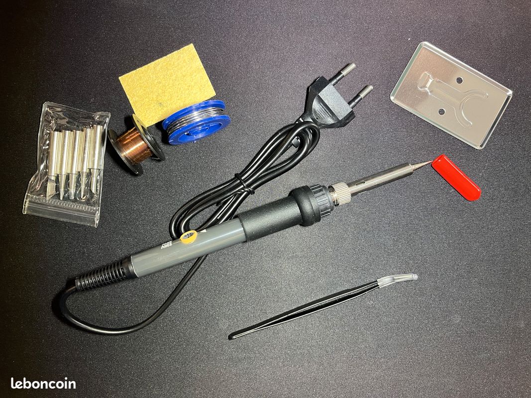 Kit Fer à Souder Complet 60W Avec Température Réglable - Pour électronique
