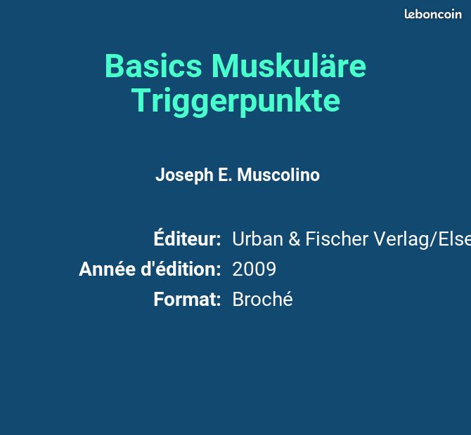 Basics Muskuläre Triggerpunkte - Joseph E. Muscolino (image 2)