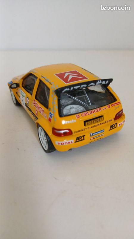 1/43 ALTAYA CITROEN SAXO KIT CAR TOUR DE CORSE 1999 #49 SEB LOEB/DANIEL ELENA
