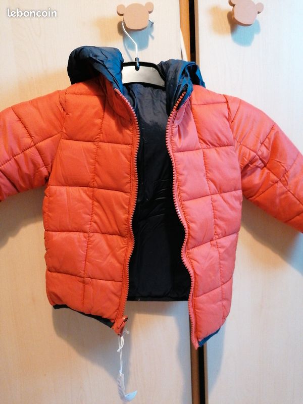 Veste doudoune réversible mi saison garçon 2 ans (image 3)