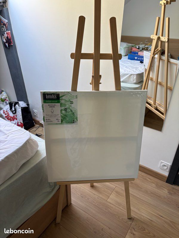 Chevalet d’atelier 3 pieds + toiles incluses (image 7)