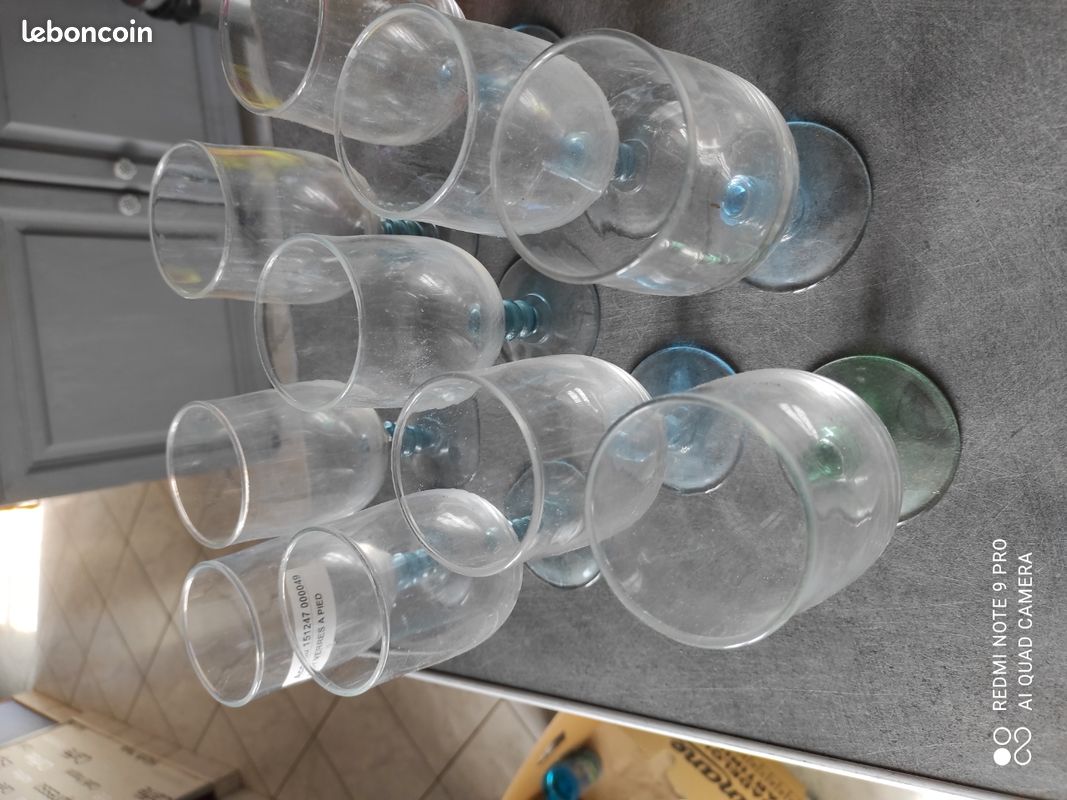 Lot de verre à pied (image 1)