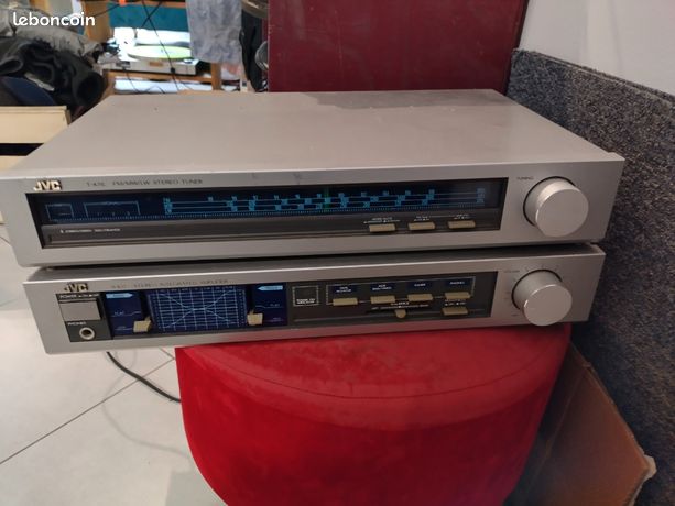 Ampli/Tuner JVC A-K11L + T-K11L Vintage Révisé - Fonctionnel, Entrées Phono/RCA