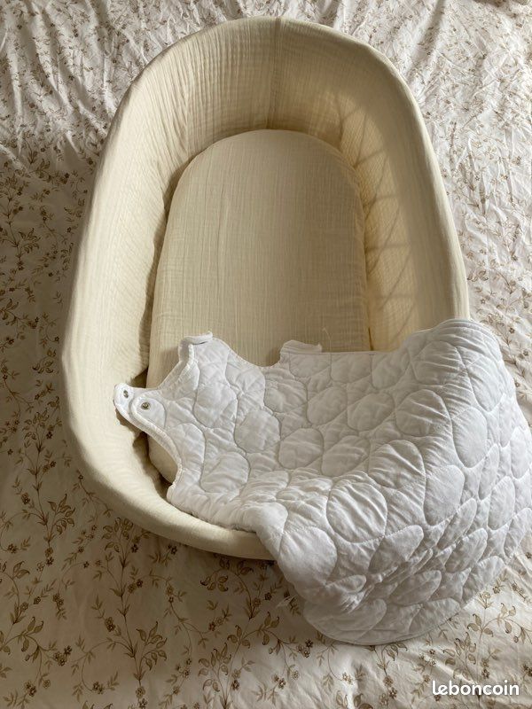 Couffin osier + matelas (image 6)