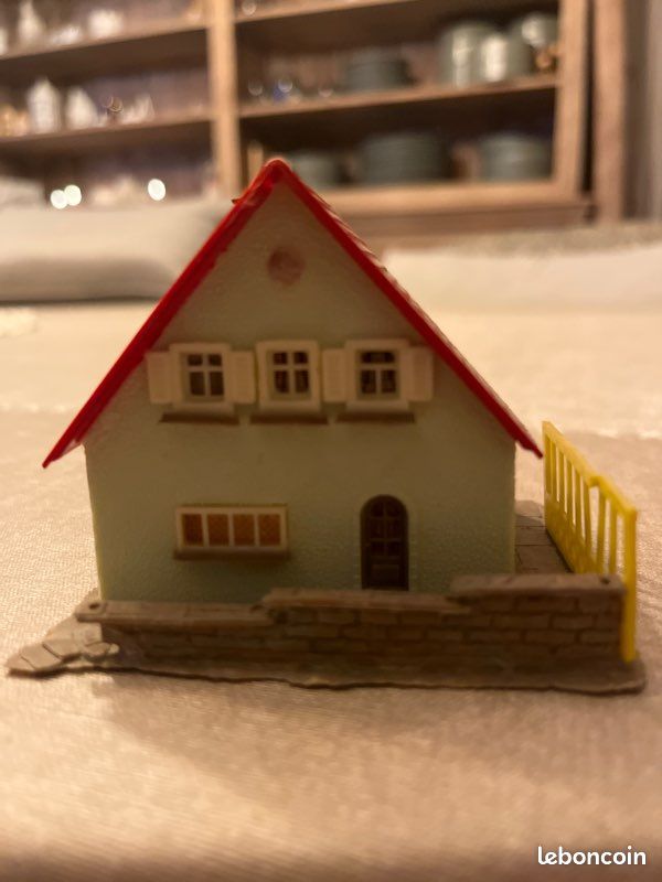 Lot 2 Maquettes VERO Gare Borsdorf + 2 Maisons à Colombages - Complets, Occasion Pour Modélisme Ferroviaire