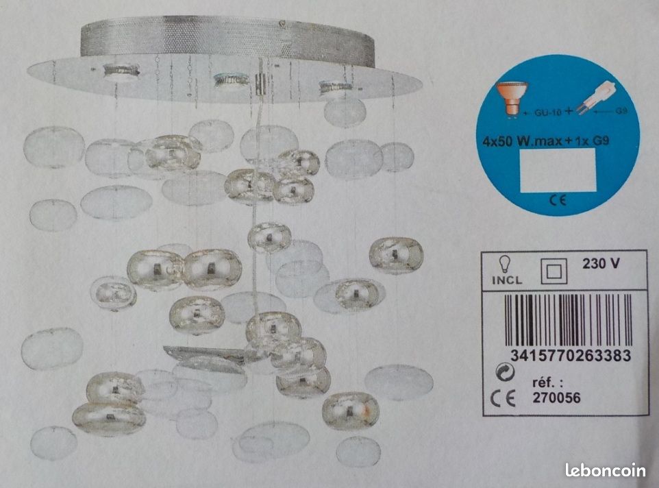 Lustre suspension bulles Sampa Helios (image 11)