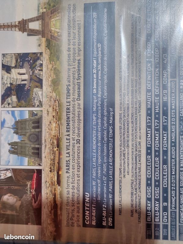 Blu-Ray sur la ville de Paris (image 3)