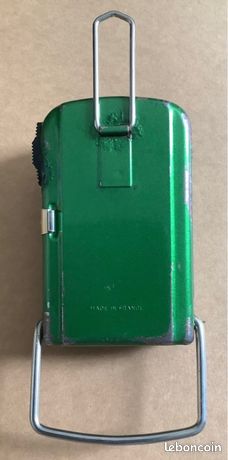 Ancienne Lampe de poche WONDER Vert Turquoise Années 1970 France