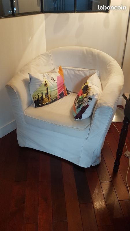 Fauteuil Ikea Tullsta blanc (image 1)