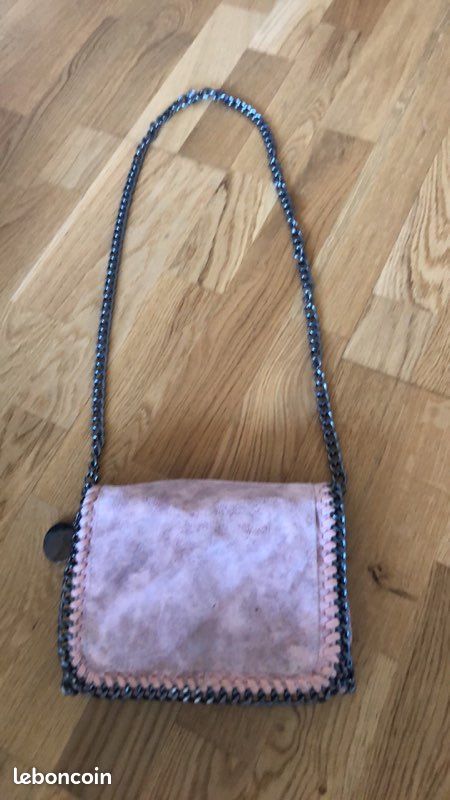 Petit sac bandoulière rose (image 2)