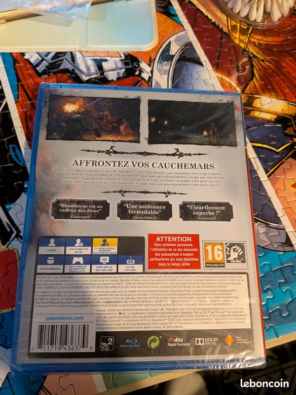 BLOODBORNE - CGC GRADED 9.9 A++! NEW & Factory Sealed! (PS4 PlayStatio BLOODBORNE - CGC GRADED 9.9 A++! NEW & Factory Sealed! (PS4 PlayStatio