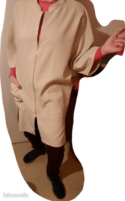 Veste Femme Manches Chauve-souris - Coupe Ample En Daim | Style Décontracté Pour Sortie, Maison, Vacances