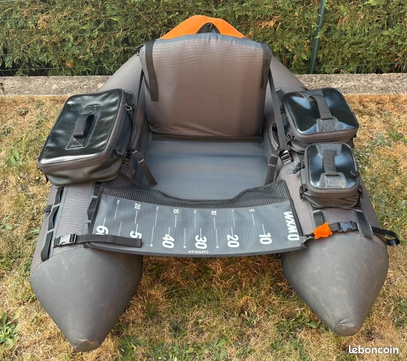 Float tube Caperlan FLTB 5 complet - pompe, rangements, housse (image 5)
