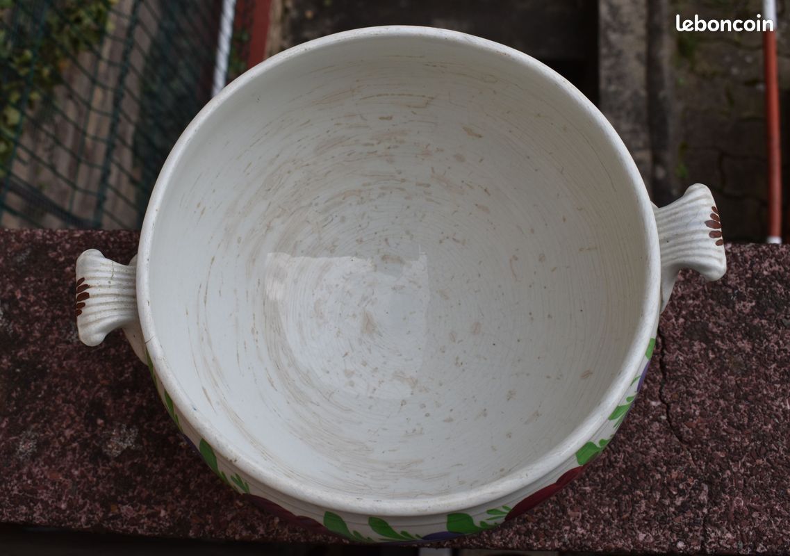 Soupière Steingut von Niderviller Niederweiller (image 4)