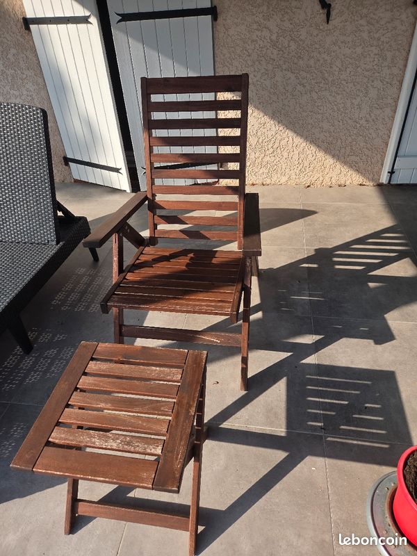 Fauteuil relax bois (image 2)