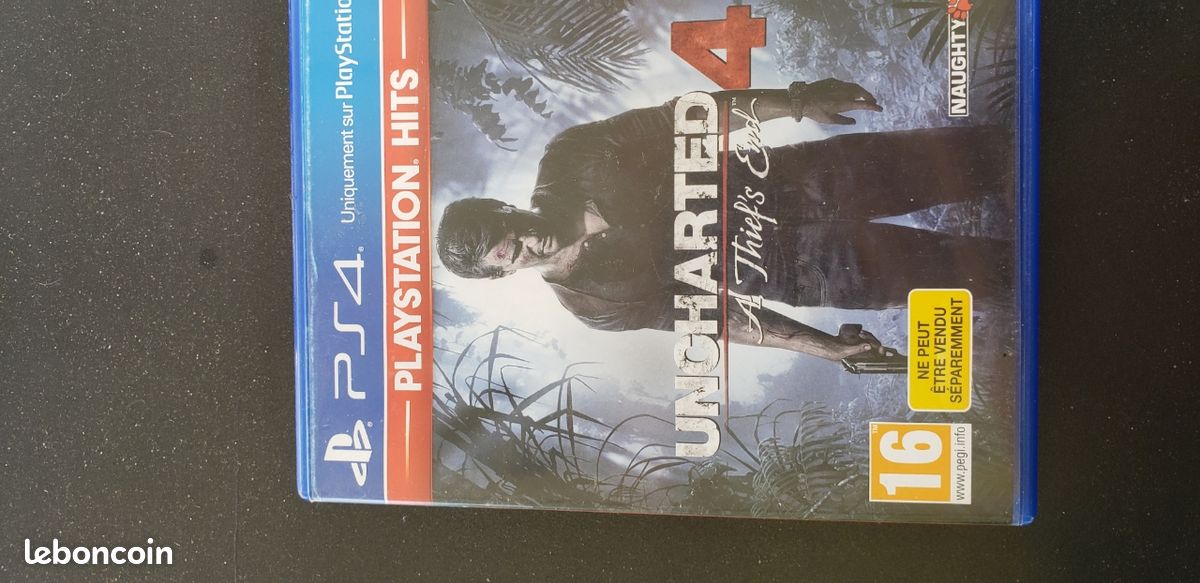 Uncharted 4 : A Thief’s End – PS4 (Playstation Hits) – Bon état