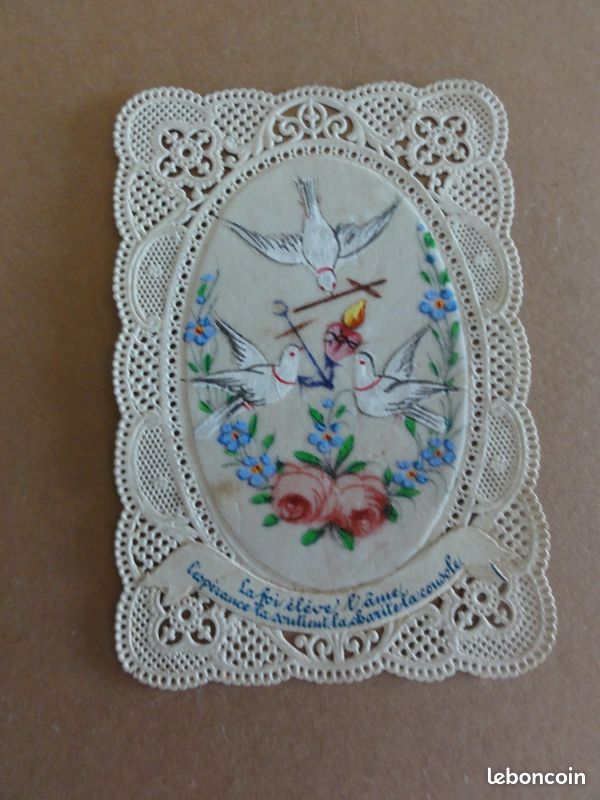 Image Pieuse Canivet Dentelle – Reine Du Ciel (sainteté, Vintage)