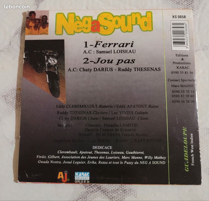 CD musique groupe NEGASOUND (image 5)